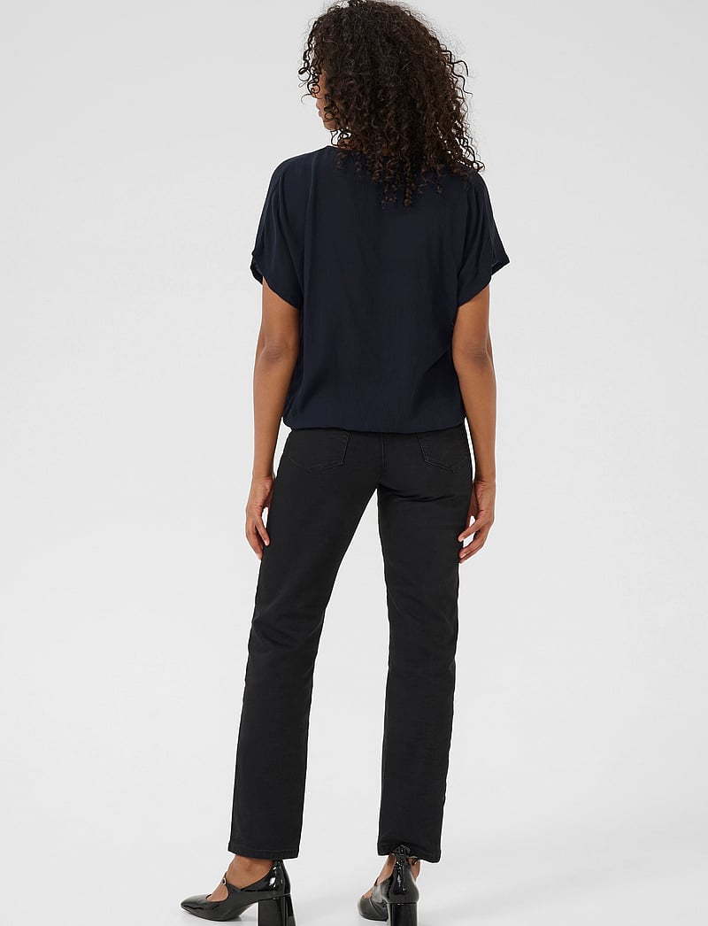 Kaffe - KAamber Stanley - kortärmade blusar - midnight marine - 4