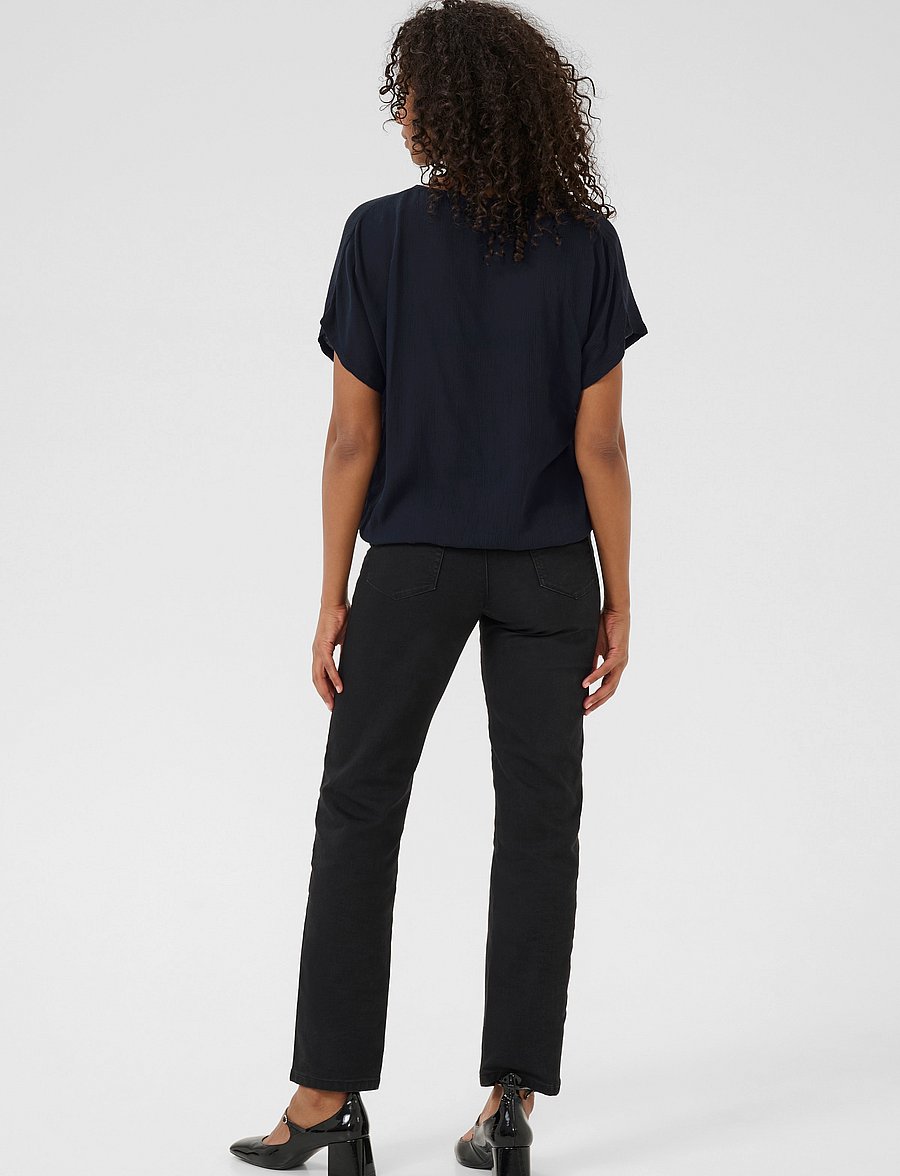 Kaffe - KAamber Stanley - kortærmede bluser - midnight marine - 4