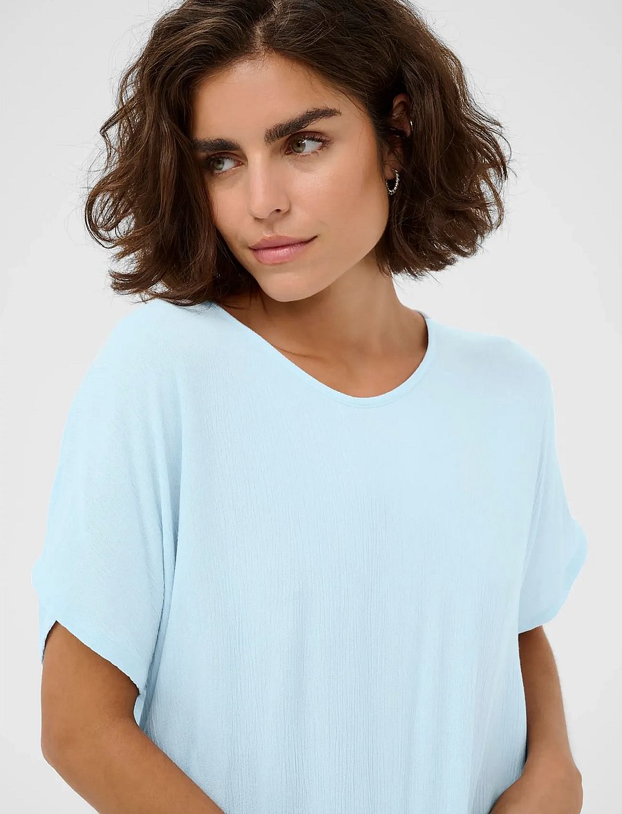 Kaffe - KAamber Stanley - kurzärmelige blusen - nantucket breeze - 5