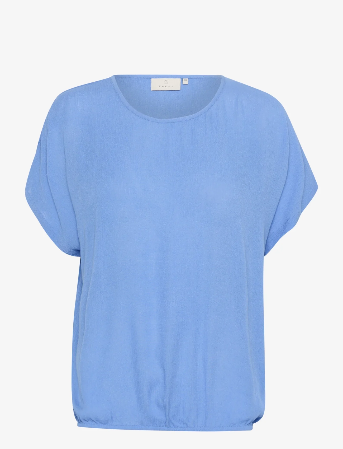 Kaffe - KAamber Stanley - short-sleeved blouses - ultramarine - 0