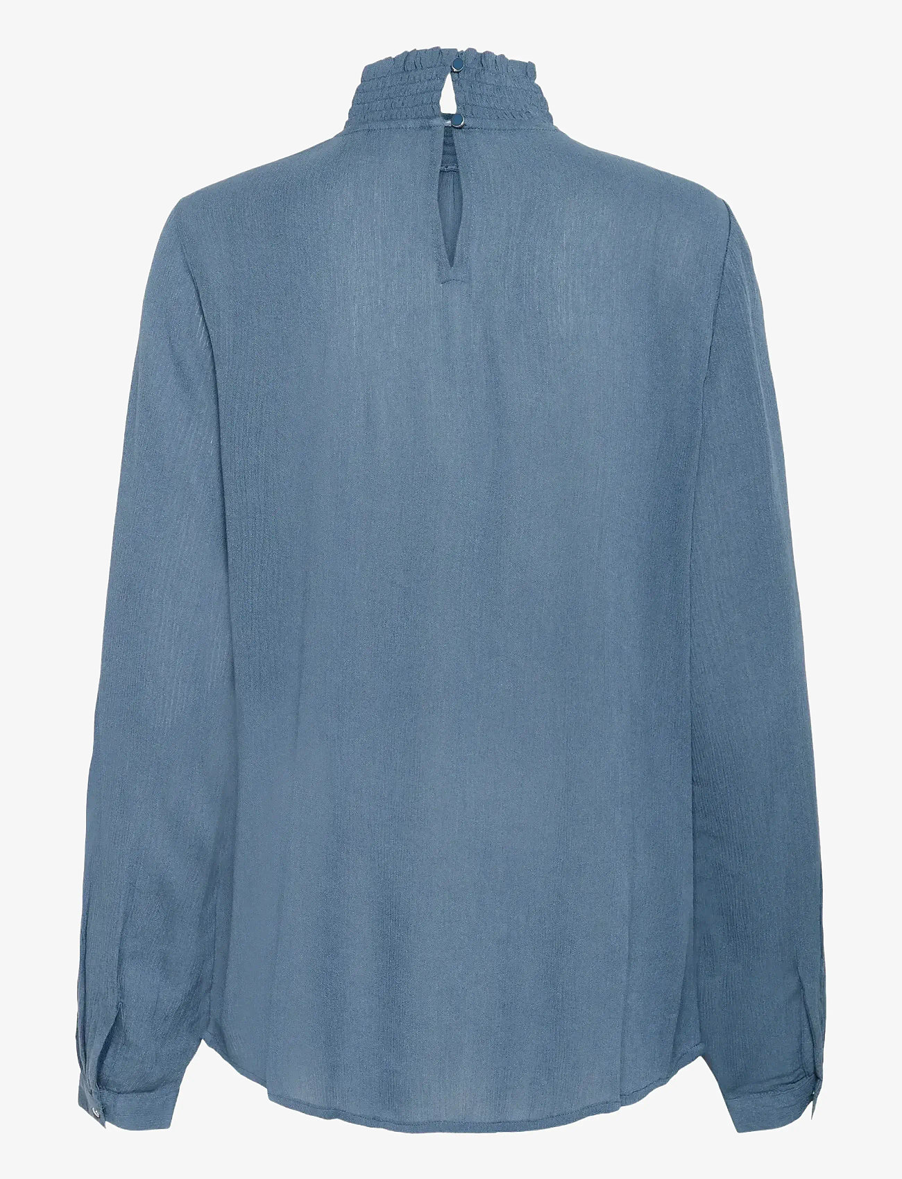 Kaffe - Trine Blouse - langärmlige blusen - bering sea - 1