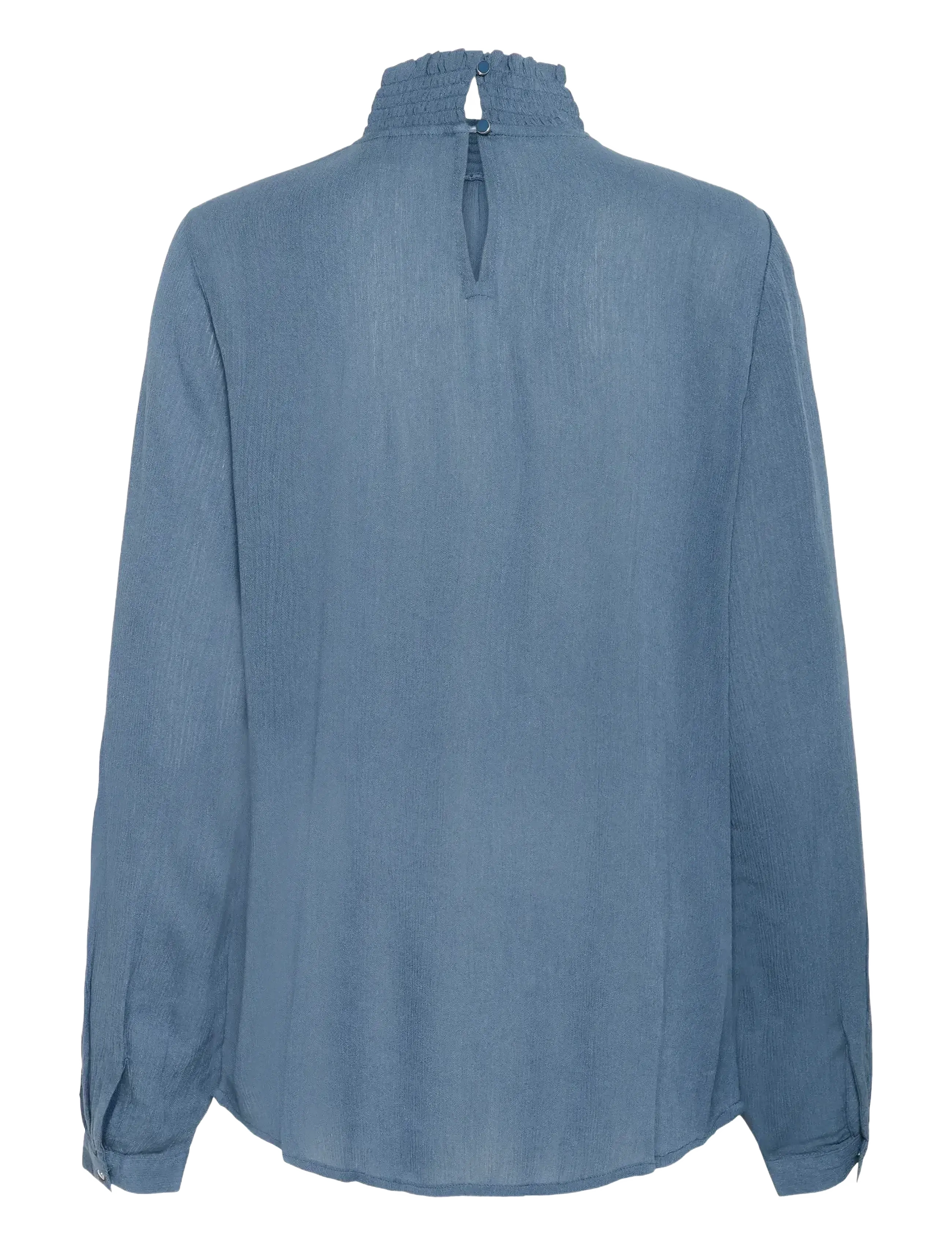 Kaffe - Trine Blouse - langærmede bluser - bering sea - 2