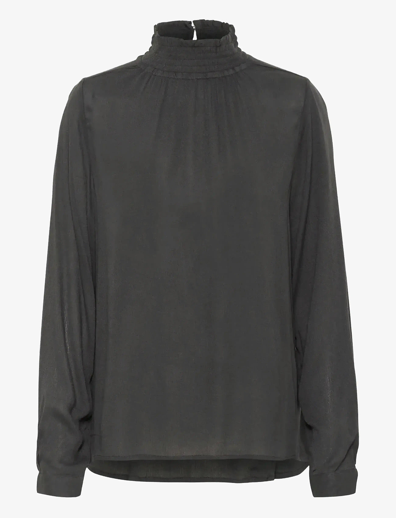 Kaffe - Trine Blouse - pikkade varrukatega pluusid - black oyster - 0