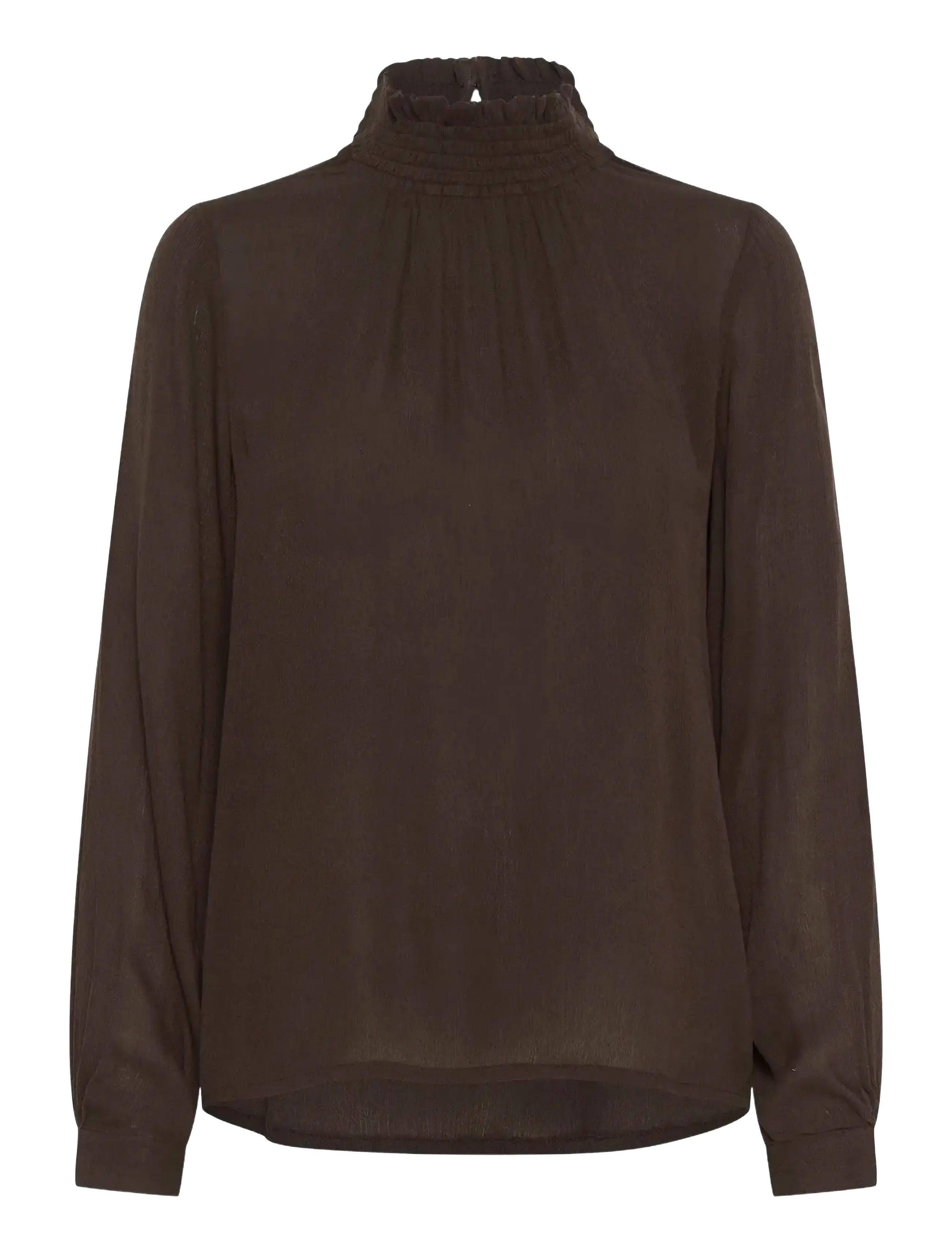 Kaffe Trine Blouse - Kaffe - CHOCOLATE BROWN / brown