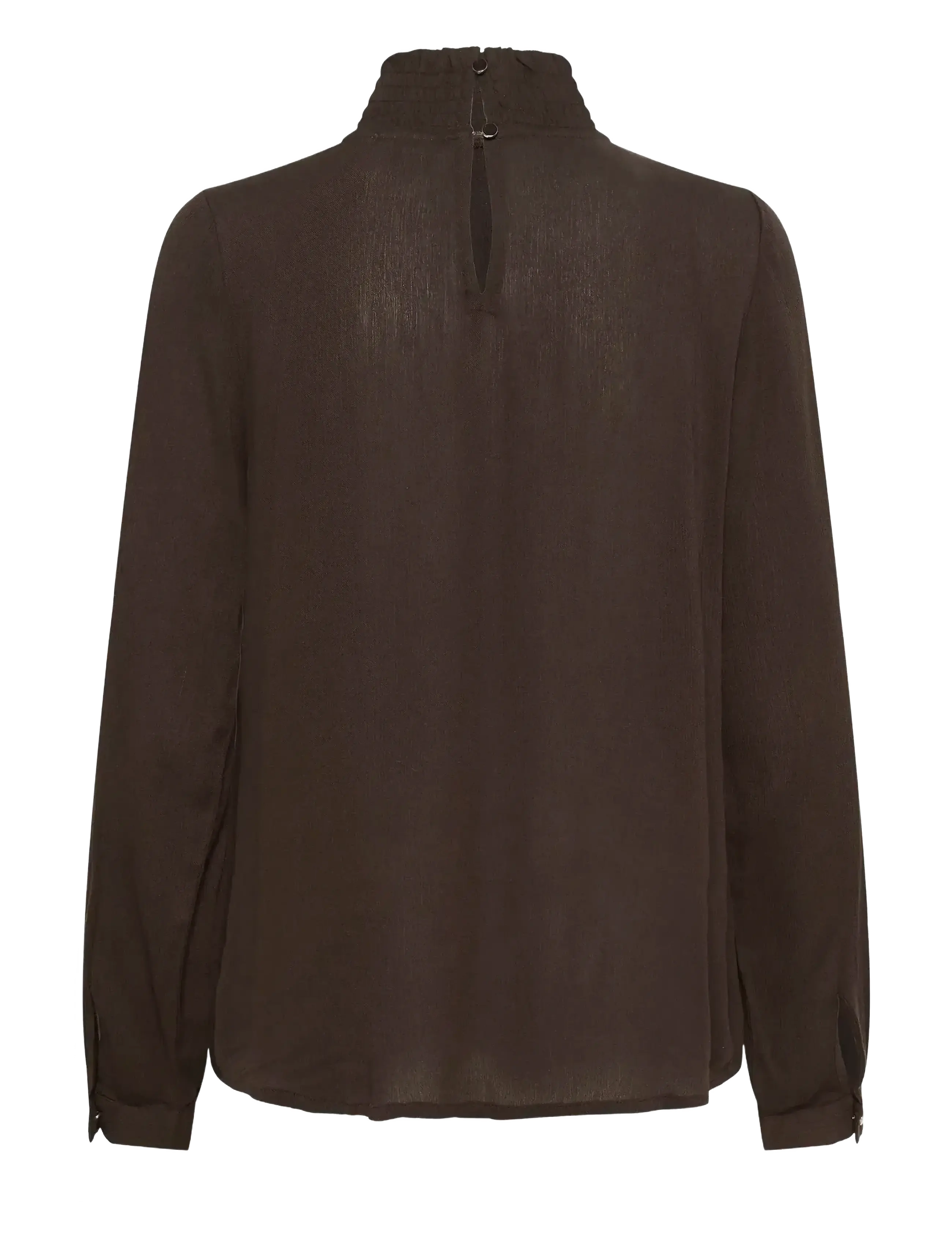 Kaffe - Trine Blouse - langærmede bluser - chocolate brown - 2