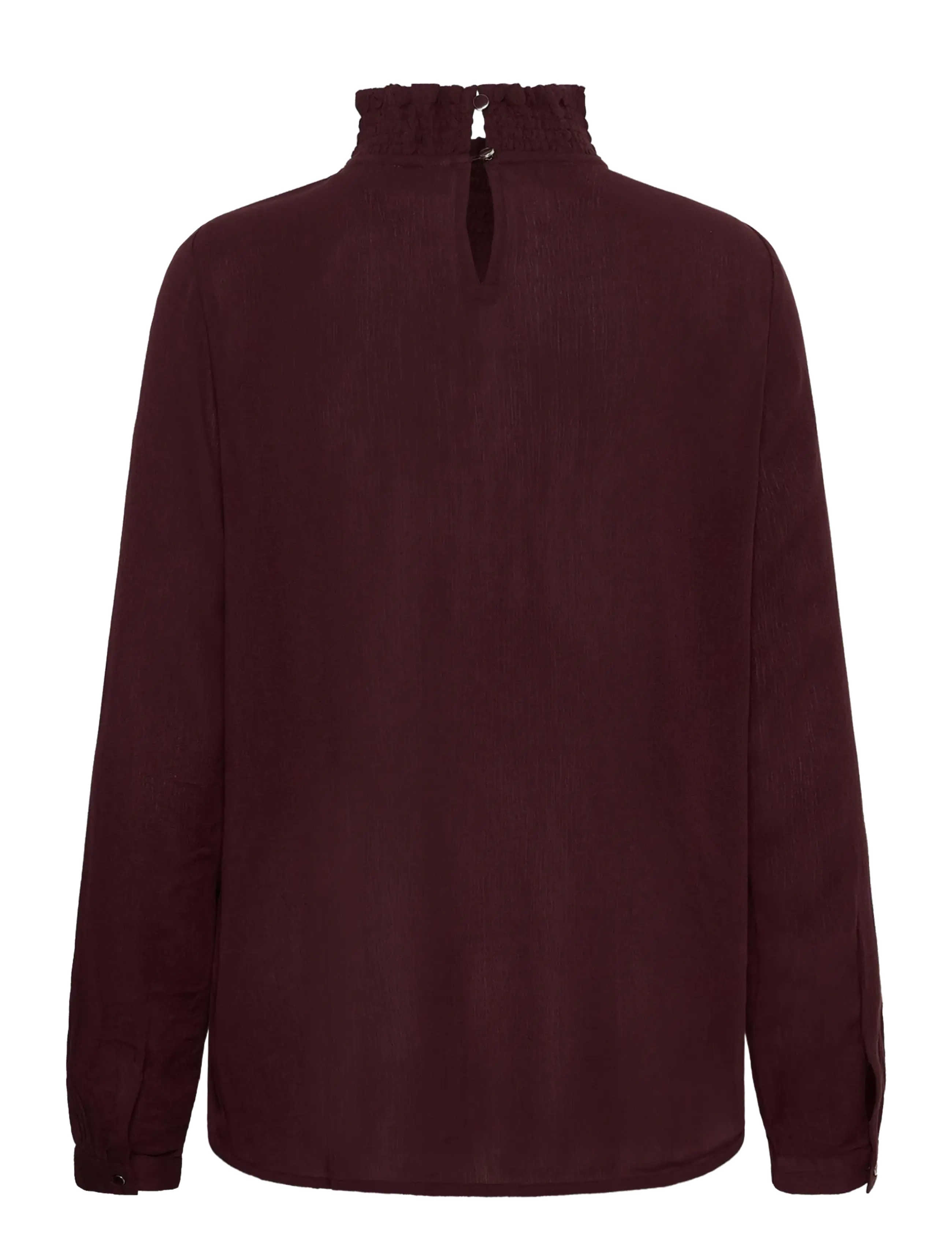 Kaffe - Trine Blouse - pikkade varrukatega pluusid - fudge - 1