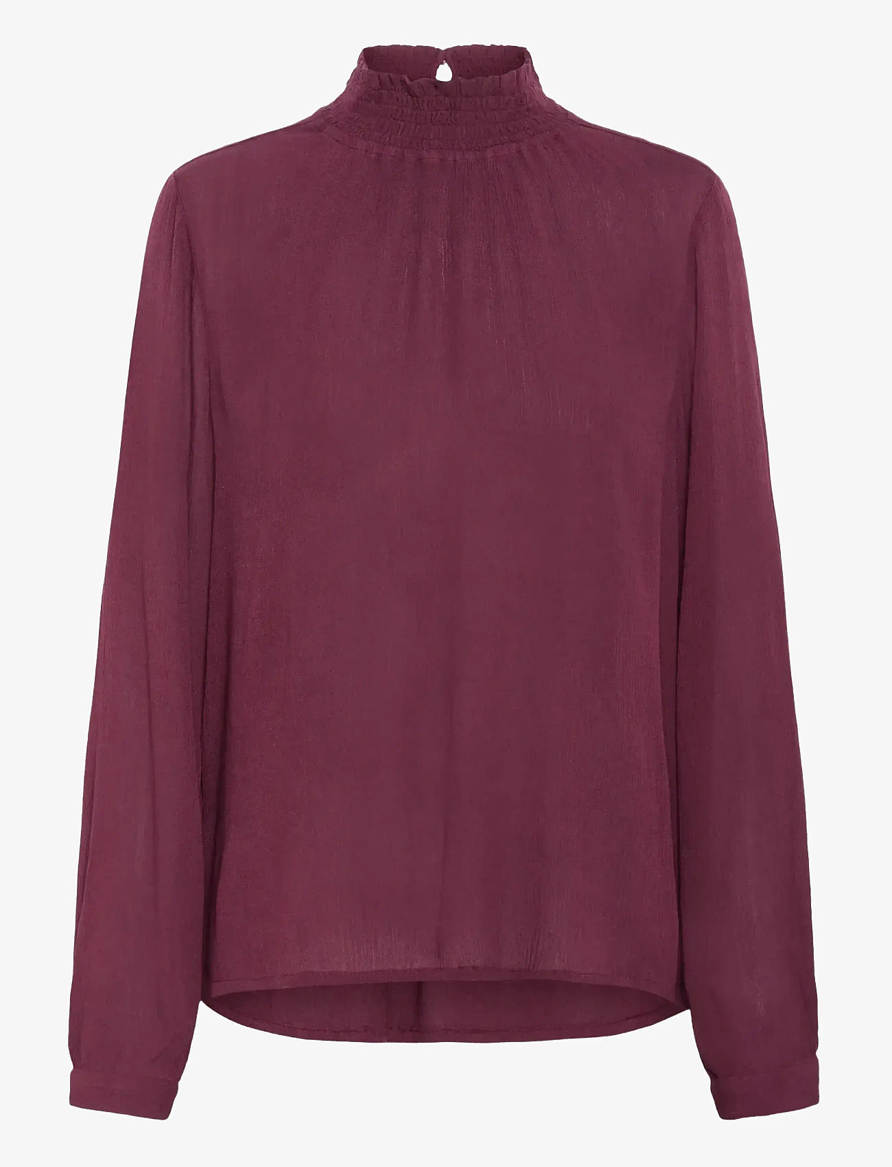 Kaffe - Trine Blouse - long-sleeved blouses - windsor wine - 0