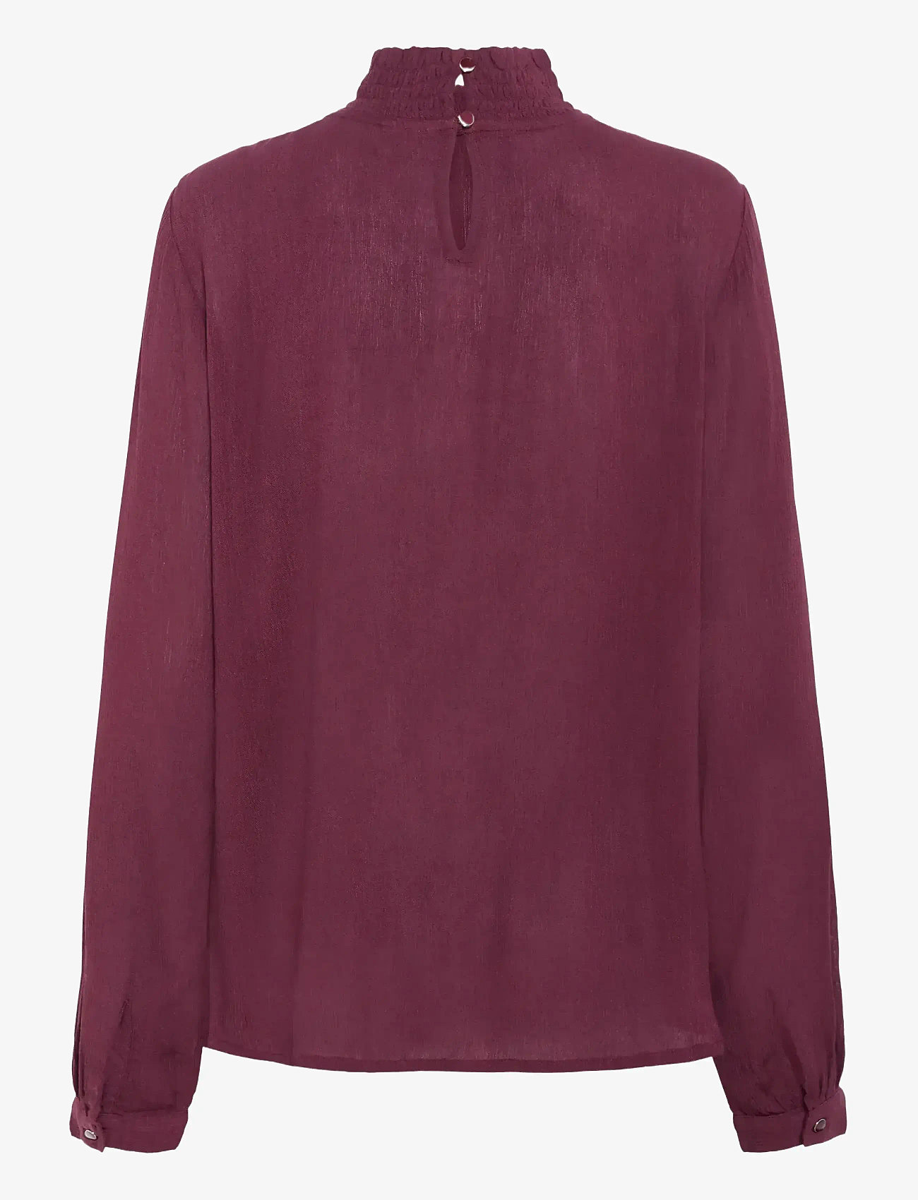 Kaffe - Trine Blouse - long-sleeved blouses - windsor wine - 1