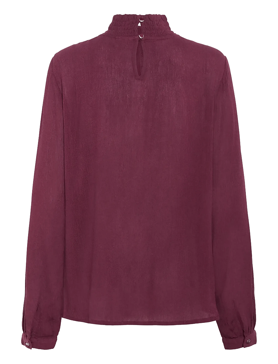 Kaffe - Trine Blouse - langärmelige blusen - windsor wine - 2