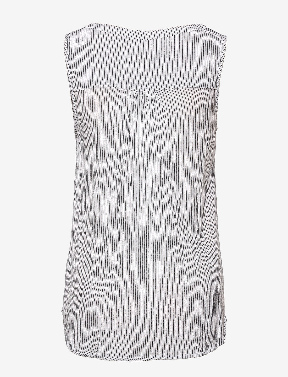 Kaffe - Amber striped top - Ærmeløse bluser - chalk/52737 - 2