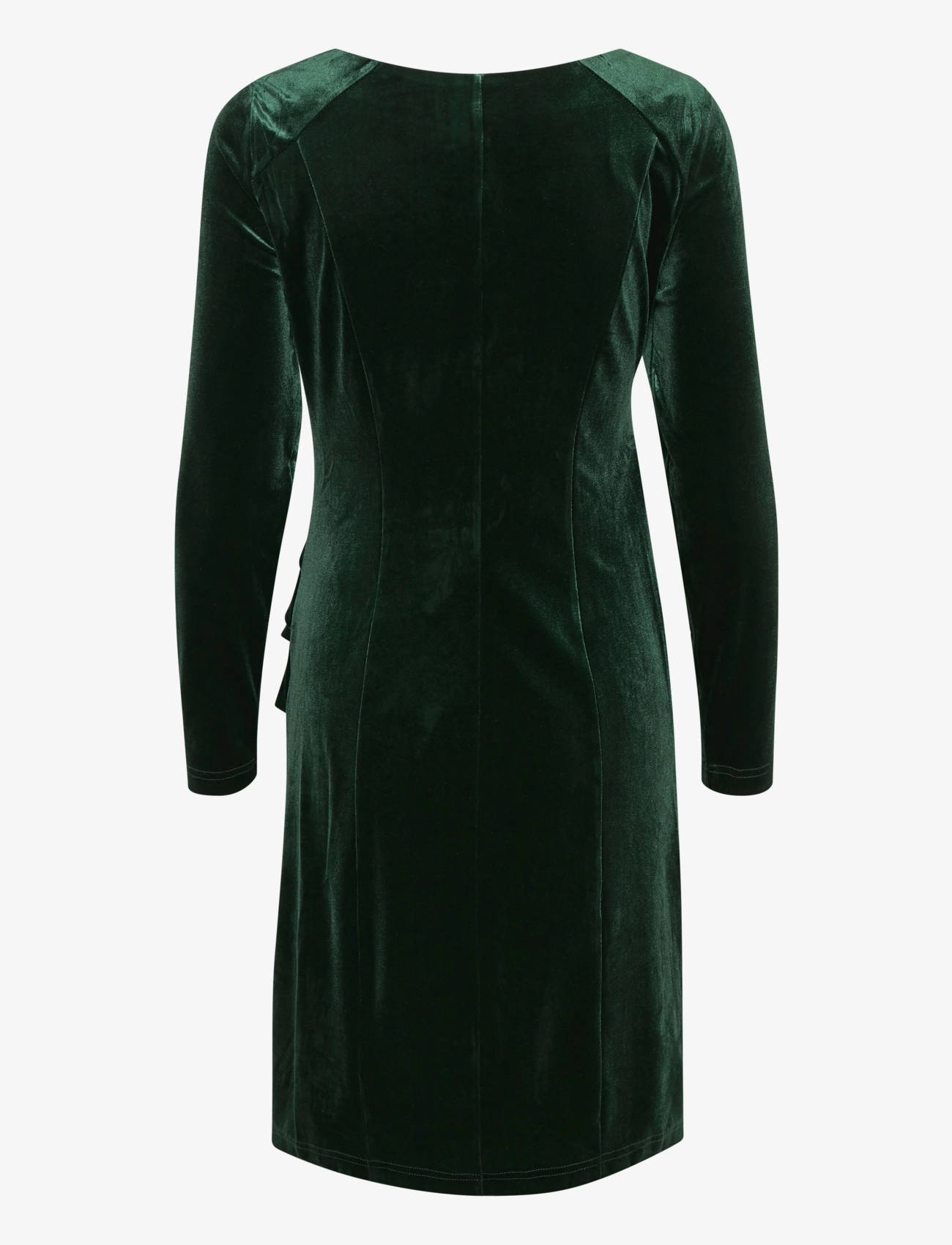 Kaffe - Kelly dress - trumpos suknelės - dark green - 2