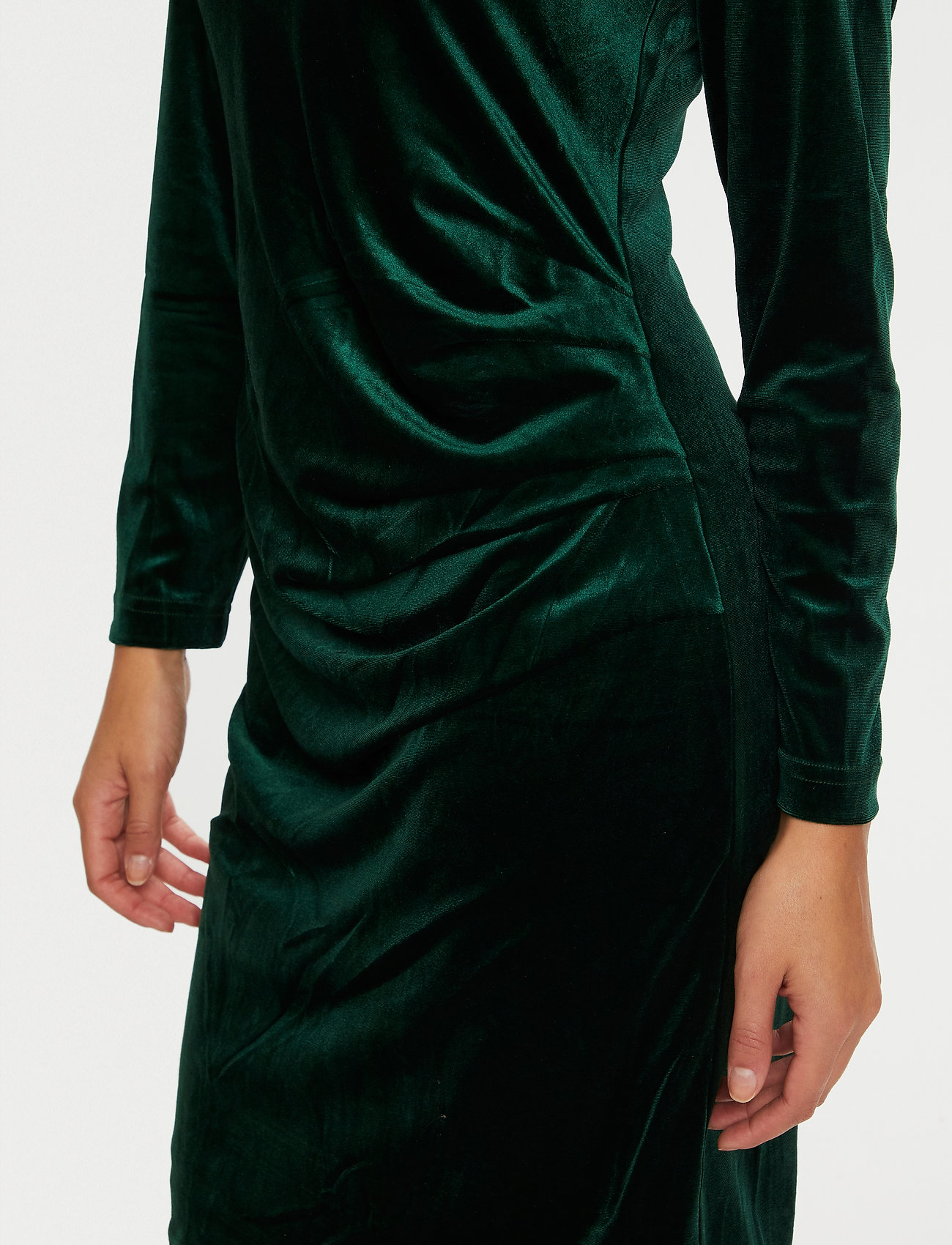 Kaffe - Kelly dress - trumpos suknelės - dark green - 5