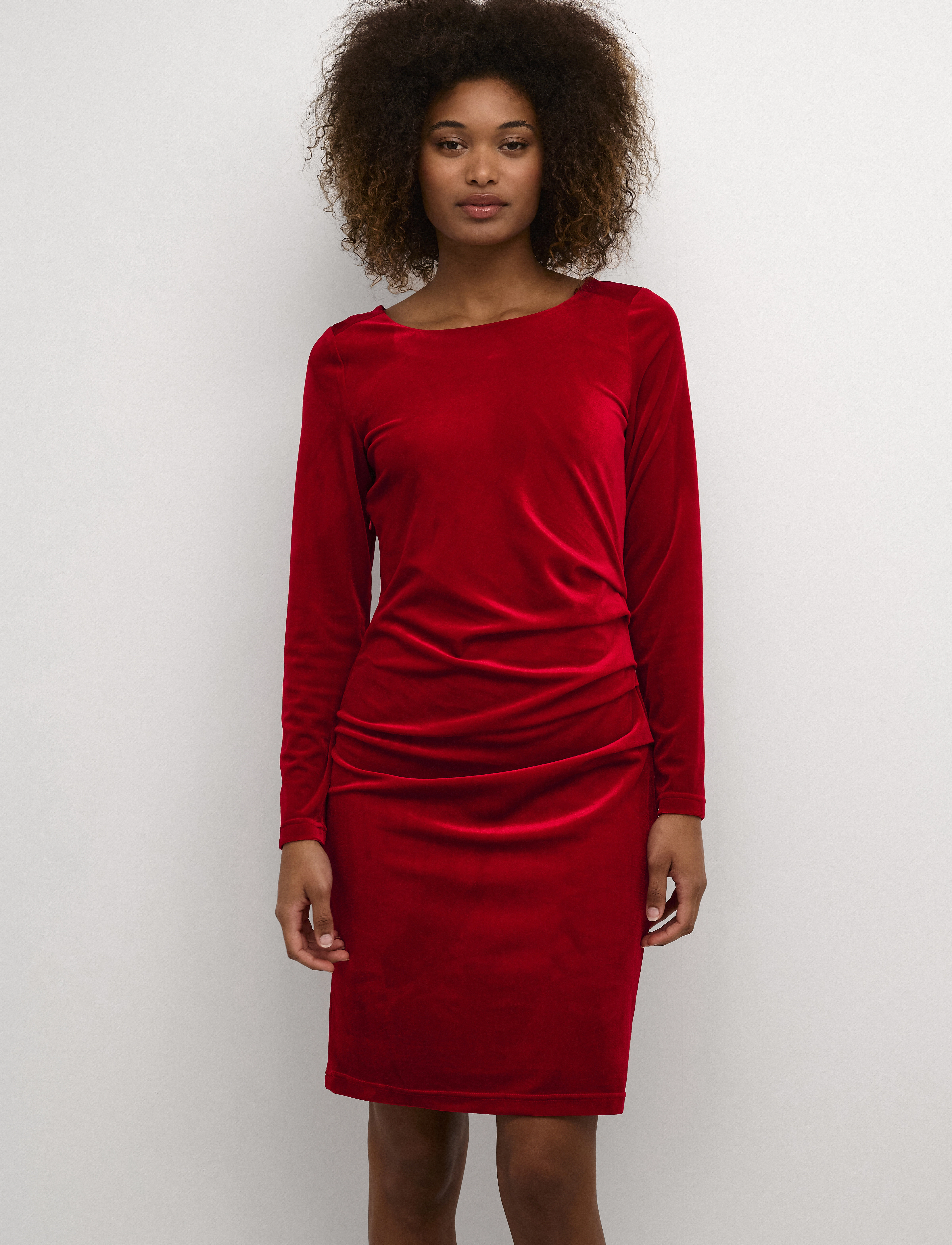 Kaffe Kelly dress - Kjoler - HAUTE RED / red