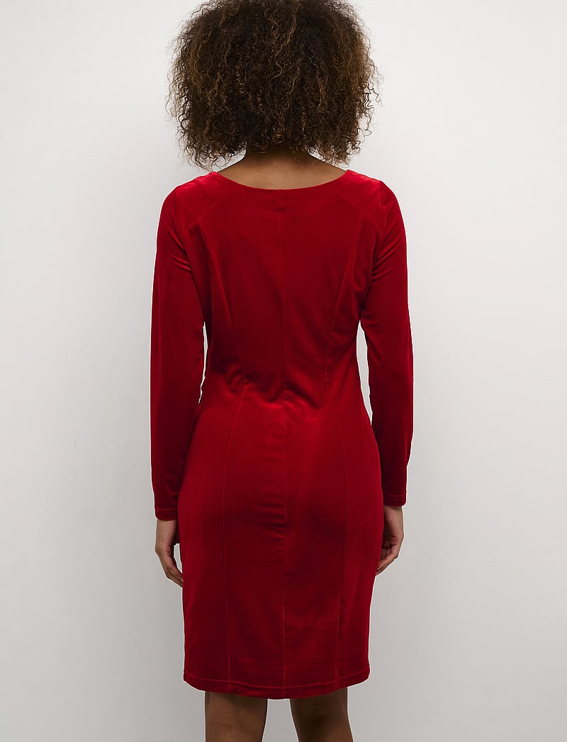 Kaffe - Kelly dress - cocktailkleider - haute red - 4
