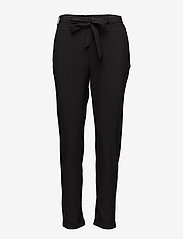 Kaffe - Jillian Belt Pants - slim fit trousers - black deep - 0