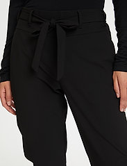 Kaffe - Jillian Belt Pants - slim fit trousers - black deep - 2