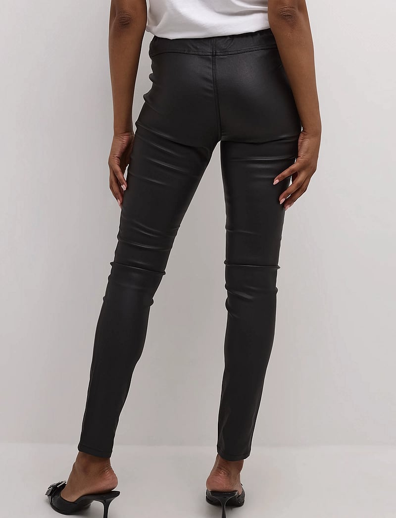 Kaffe - Ada coated Jeggings - leggings - black deep - 5