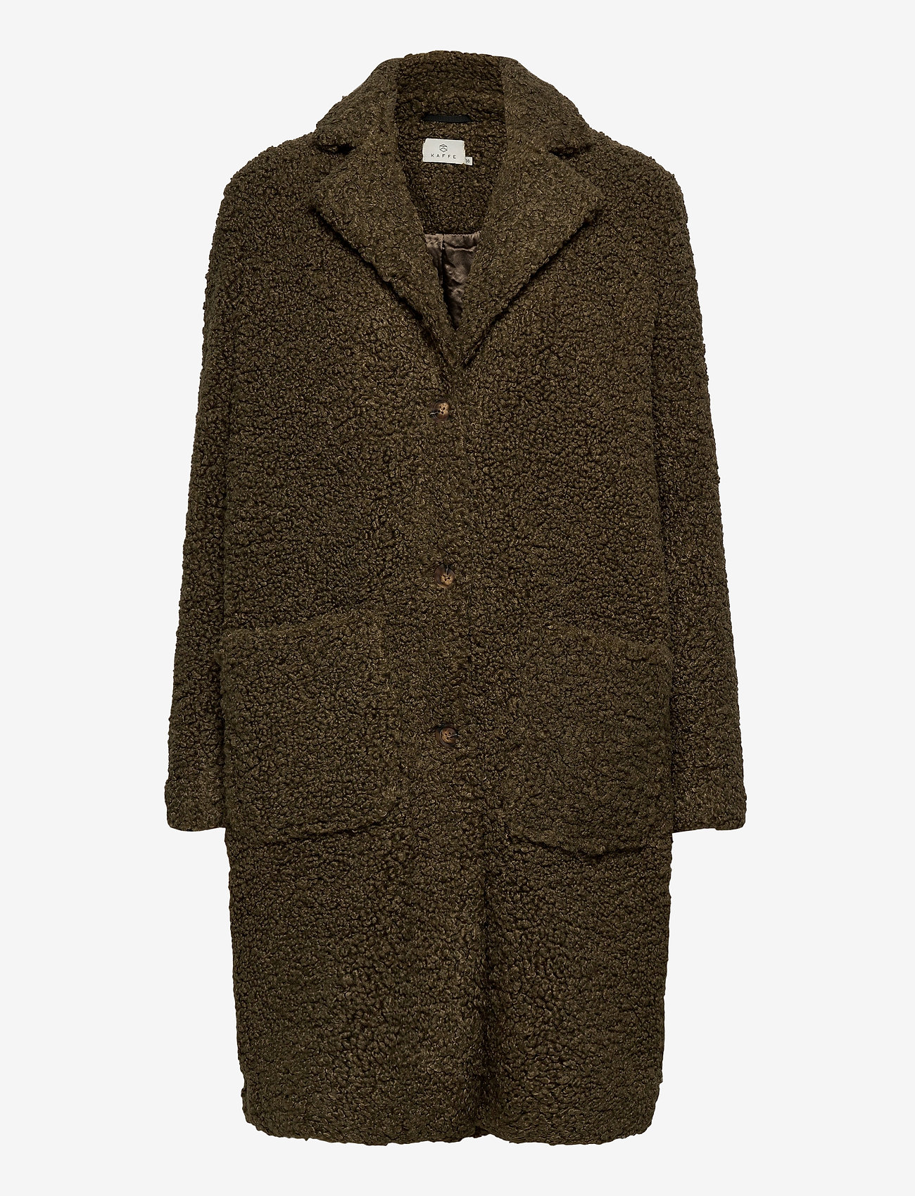 Kaffe - Balma Teddy Coat - grape leaf - 0