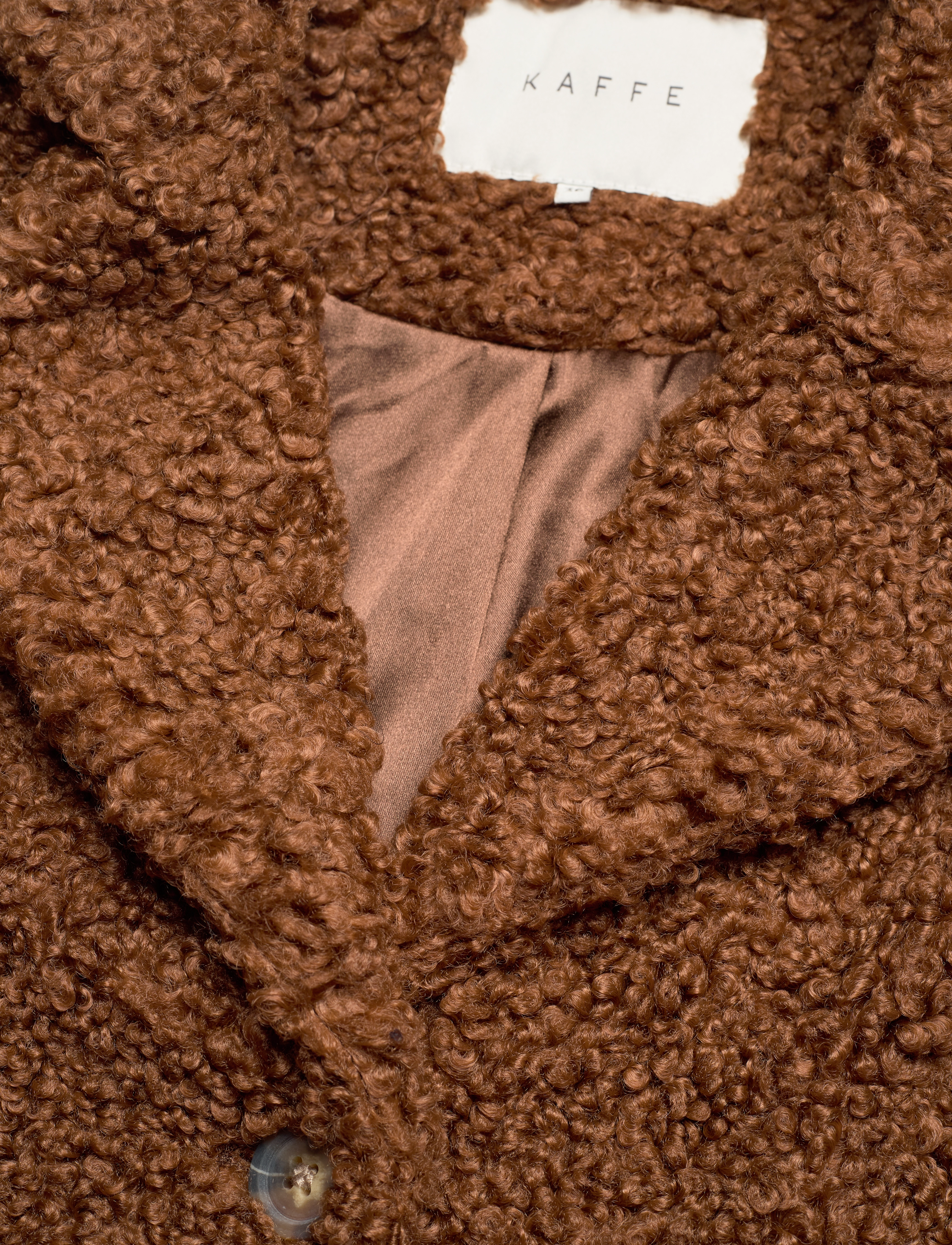 Kaffe - Balma Teddy Coat - toffee - 5