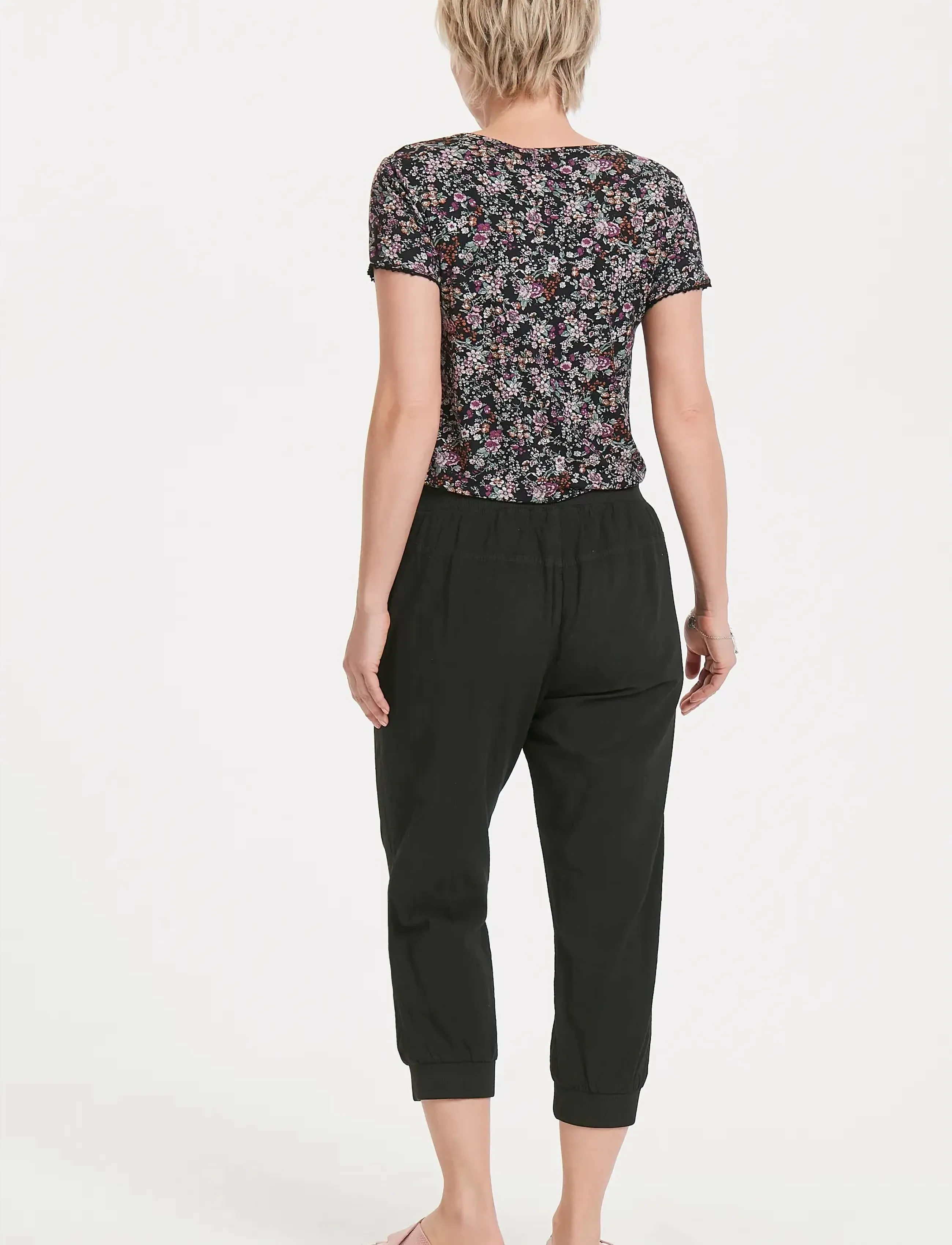 Kaffe - Naya Capri - kapripüksid - black deep - 4