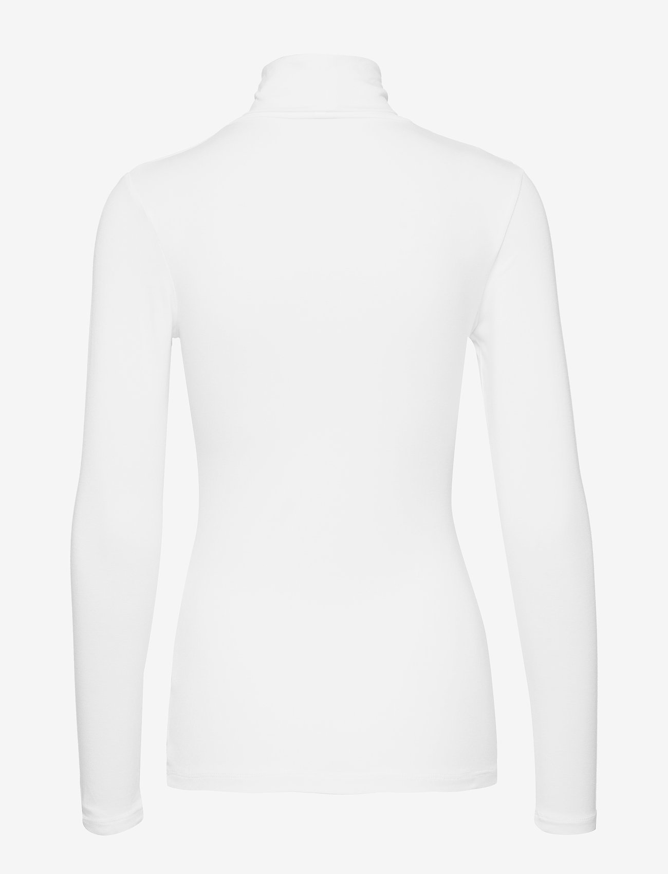 Kaffe - Yoko Rollneck LS - långärmade toppar - chalk - 2