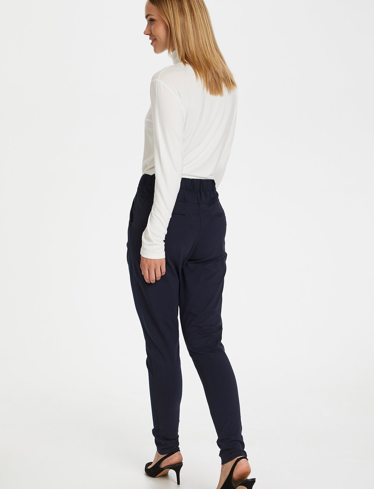 Kaffe - Yoko Rollneck LS - chalk - 3