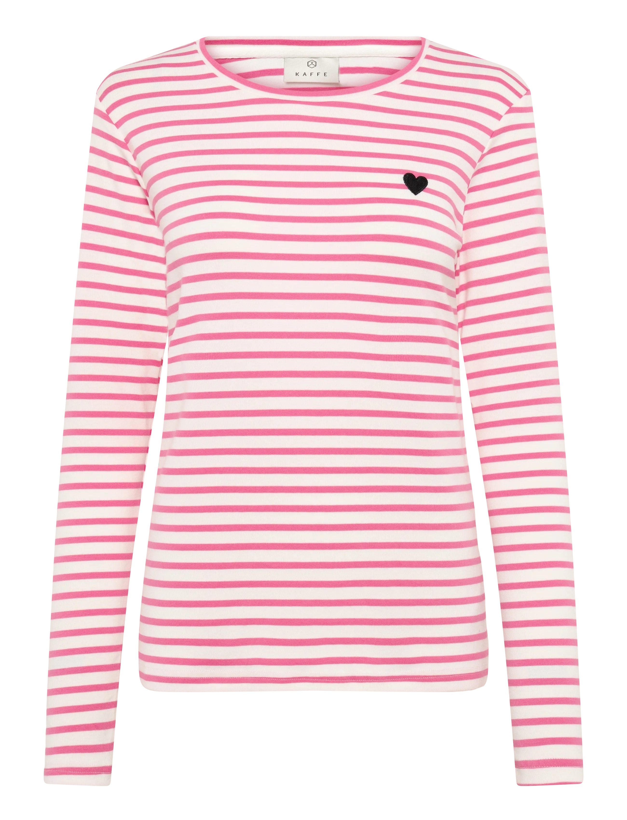 Kaffe Liddy T-Shirt, M, White, T-Shirts & Toppe > Langærmede, Dame