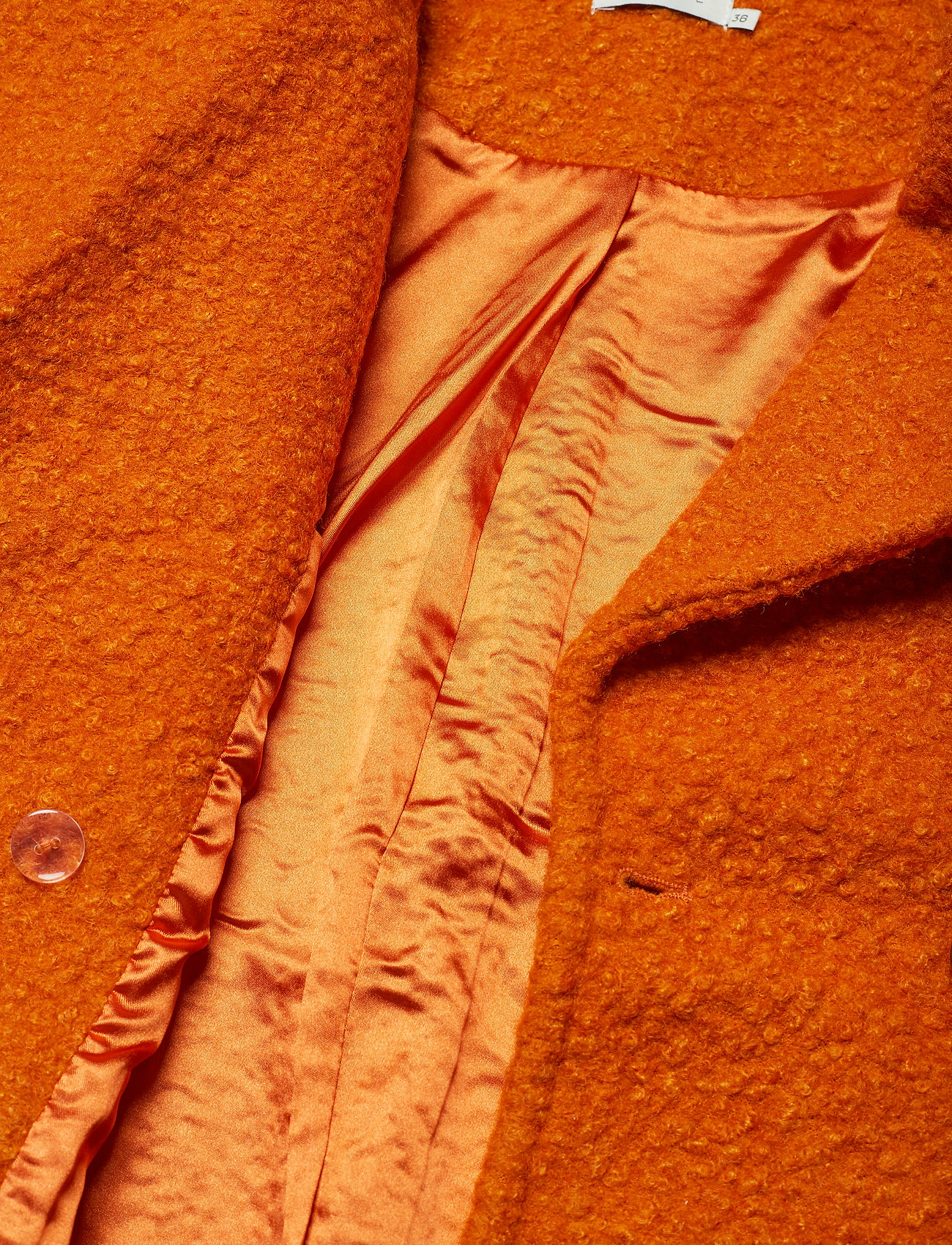 Kaffe - KAbella Boucle Coat Min 4 pcs - burnt orange - 4