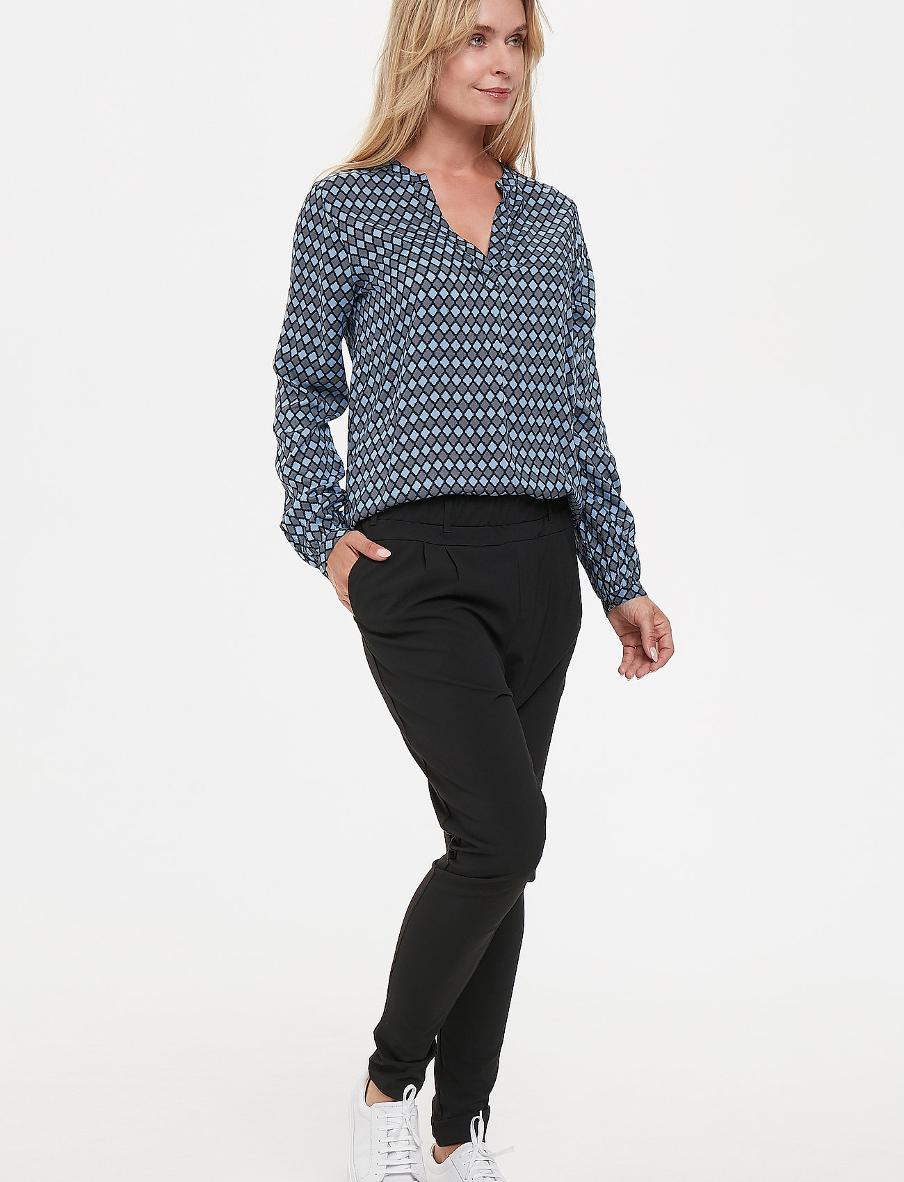 Kaffe - KAsary Tilly Blouse - blouses à manches longues - midnight marine - 3