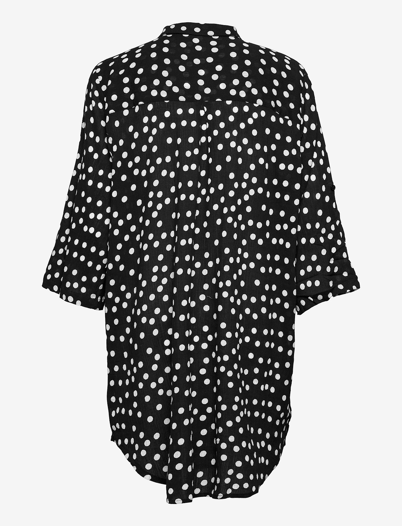 Kaffe - KAvivian Dot Shirt Dress - madalaimad hinnad - black deep/50003 - 1