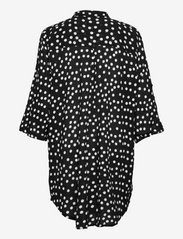 Kaffe - KAvivian Dot Shirt Dress - alhaisimmat hinnat - black deep/50003 - 1