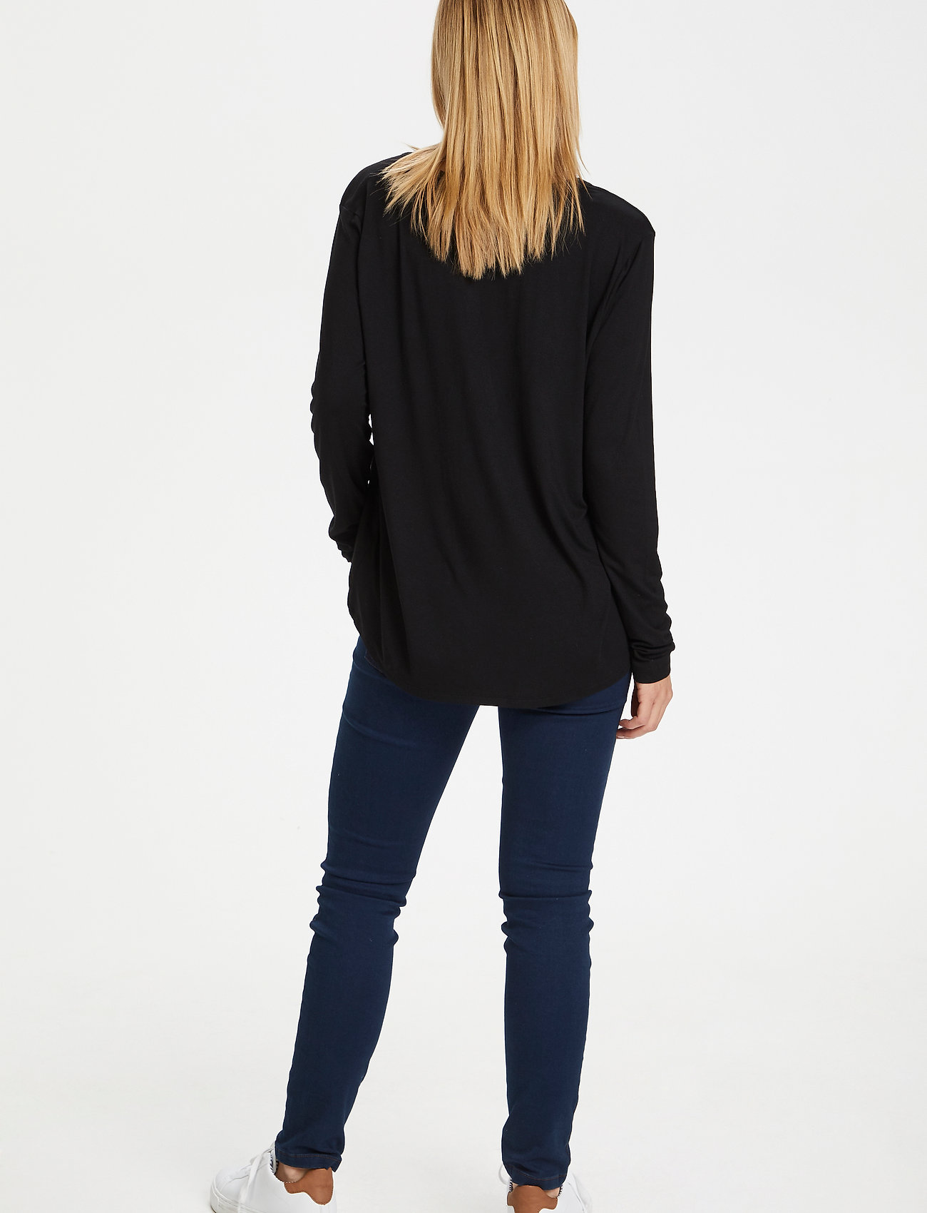 Kaffe - Kacalina Blouse - langärmlige blusen - black deep - 4