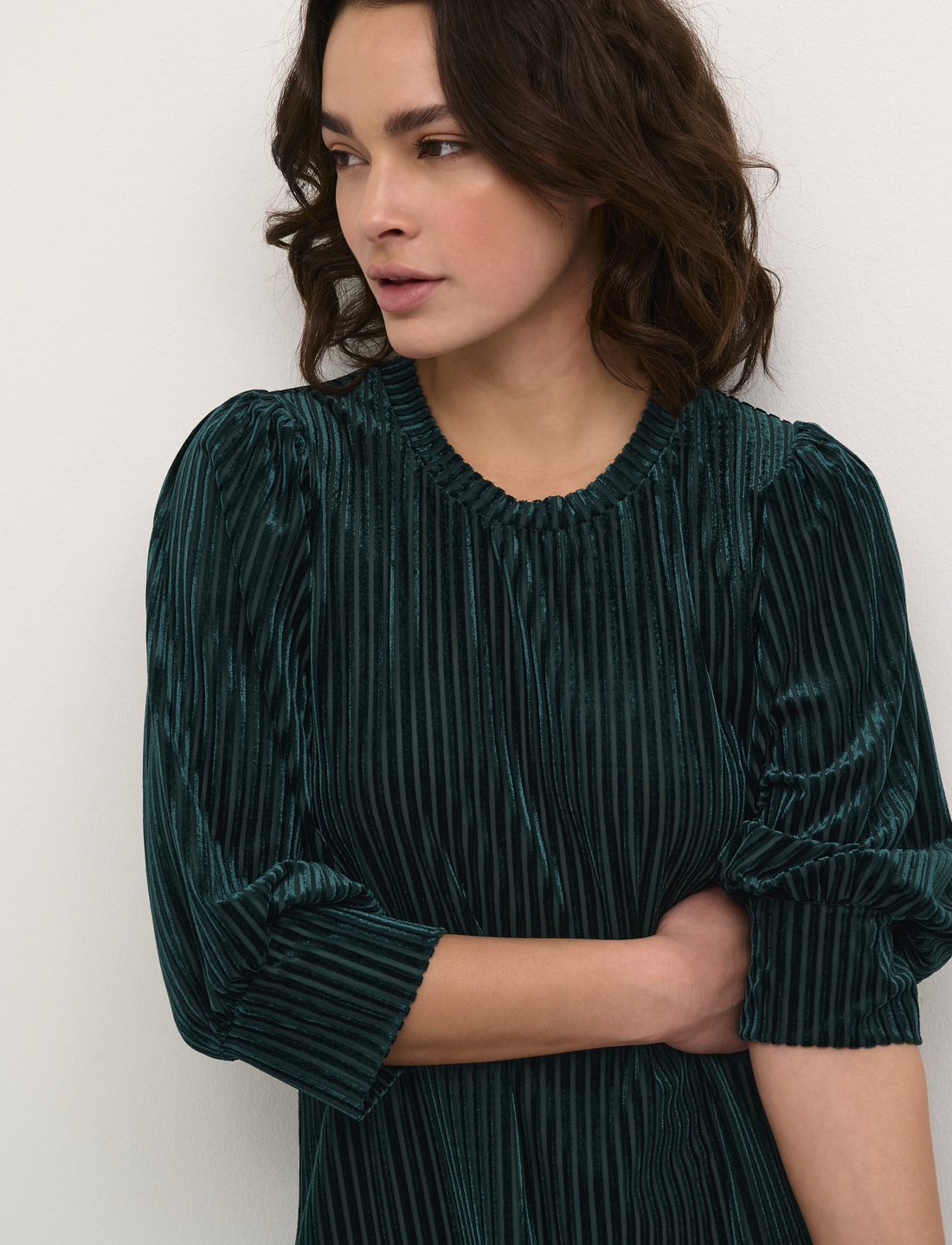 Kaffe - KAcaca Blouse - kortærmede bluser - garden topiary cc. - 5