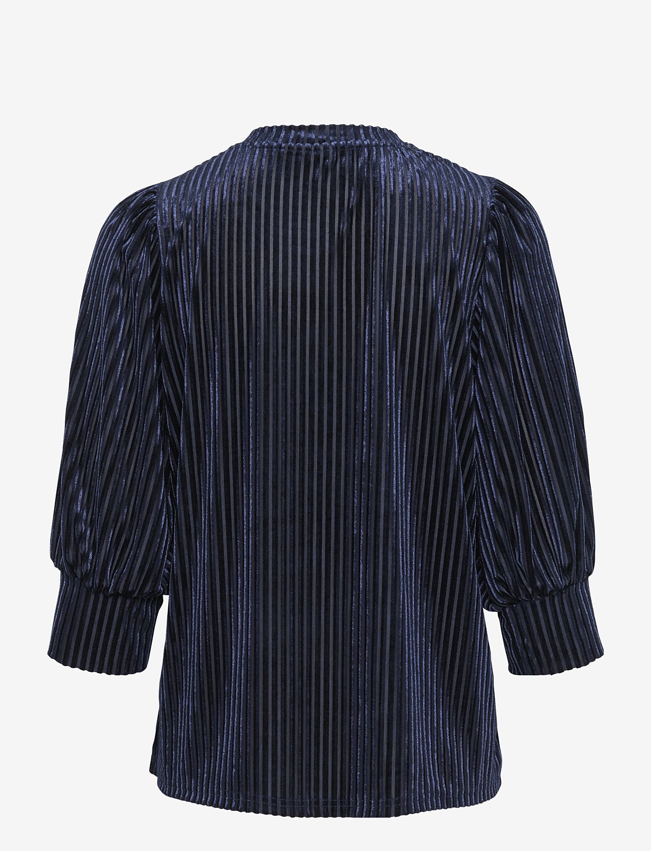 Kaffe - KAcaca Blouse - kurzämlige blusen - midnight marine cc - 1