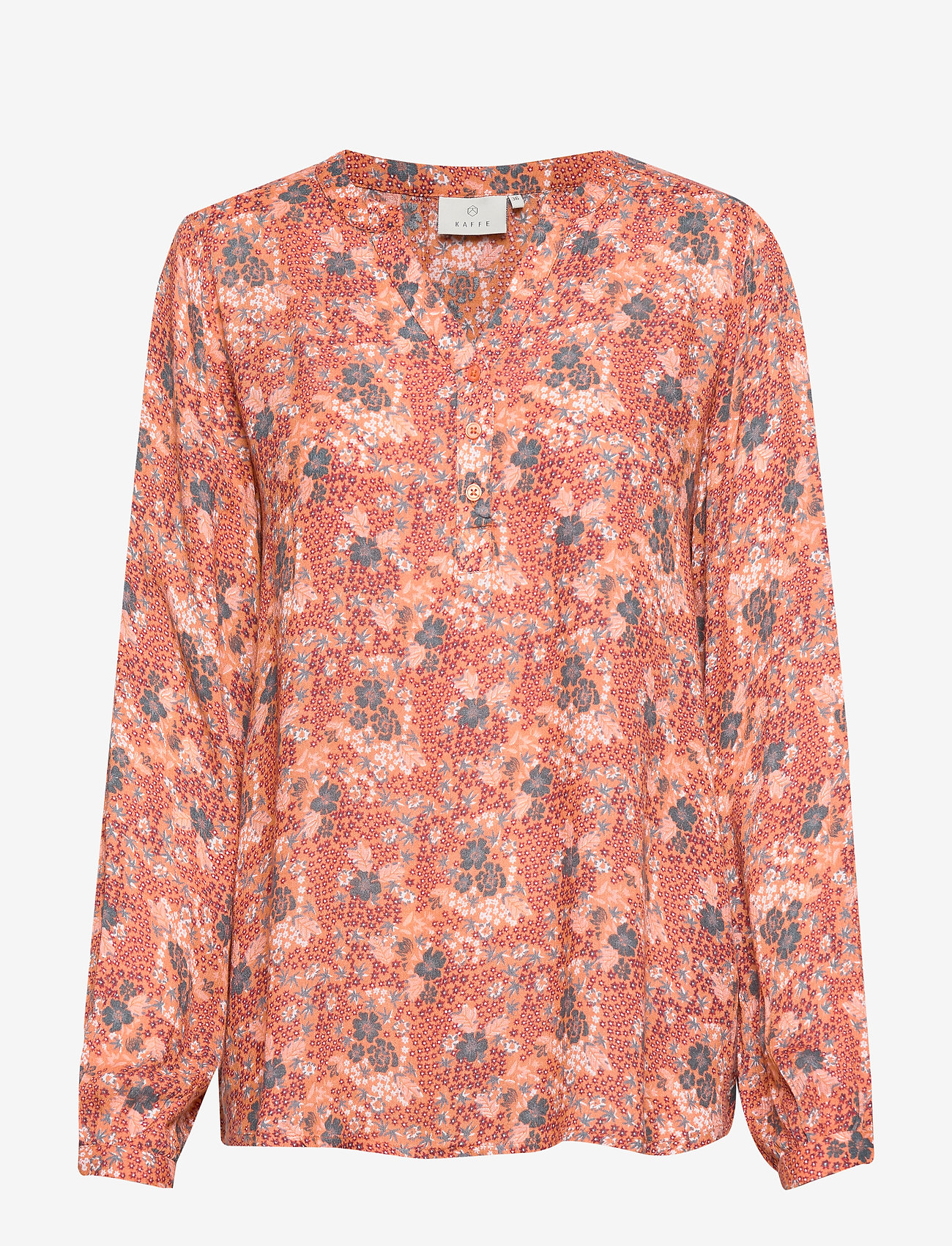 Kaffe - KAsana Amber Blouse Min 16 pcs - dull orange - 0