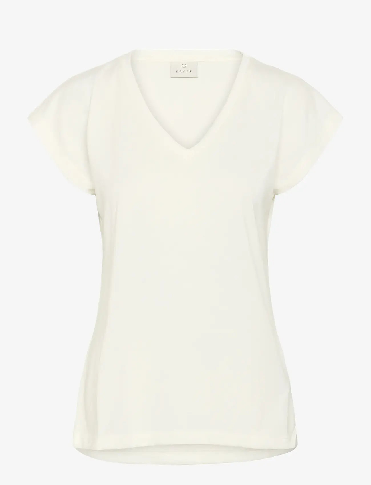 Kaffe - KAlise T-Shirt - t-shirts - chalk - 1