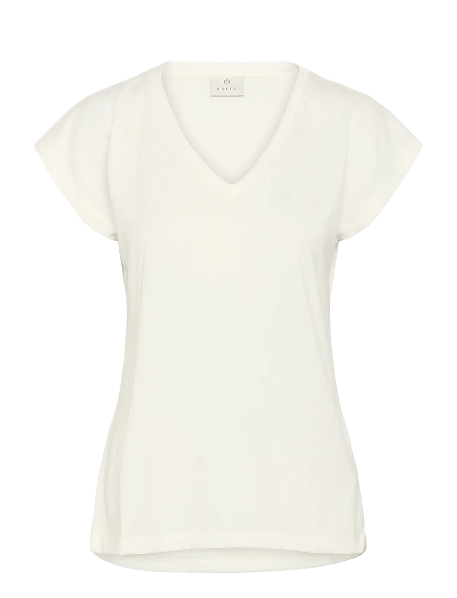Kaffe - KAlise T-Shirt - t-shirts - chalk - 1