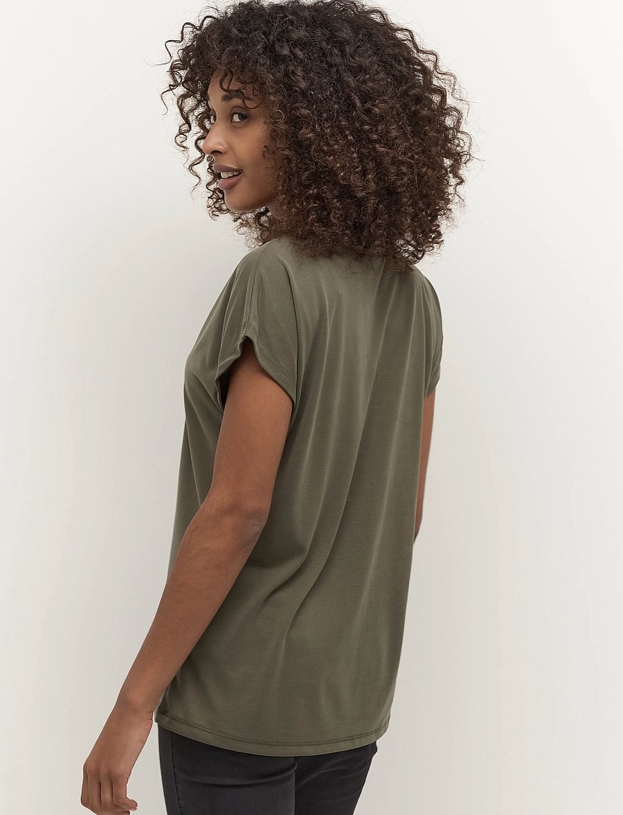 Kaffe - KAlise T-Shirt - t-shirts - grape leaf - 5