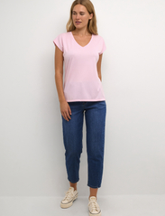 Kaffe - KAlise T-Shirt - laveste priser - pink mist - 3