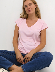 Kaffe - KAlise T-Shirt - laveste priser - pink mist - 5