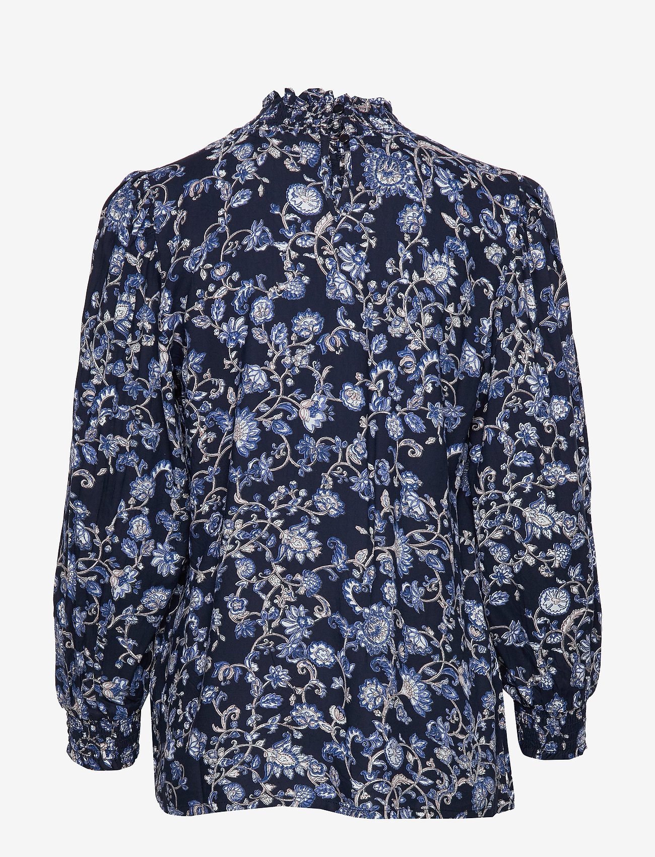 Kaffe - KAmolli High Neck Blouse - midnight marine - 1
