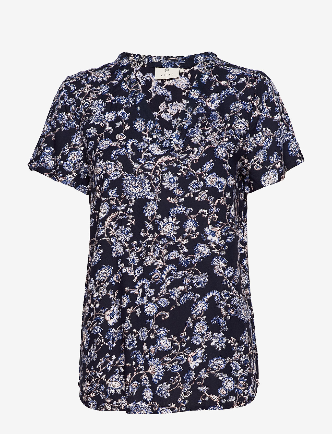 Kaffe - KAmolli SS Blouse - midnight marine - 0