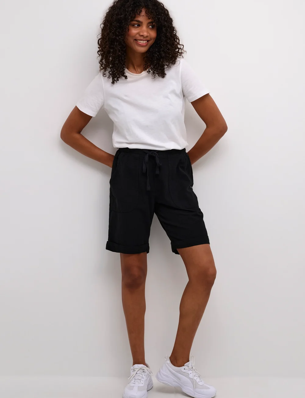 Kaffe - KAnaya Shorts - casual shorts - black deep - 3
