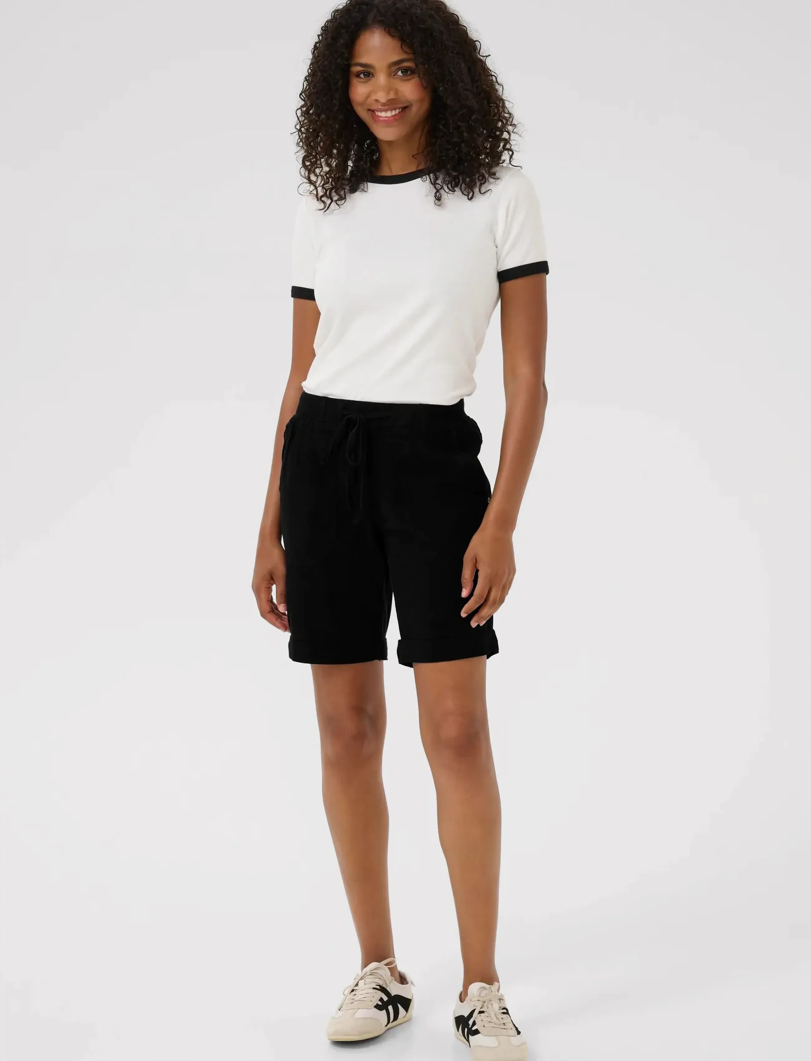 Kaffe - KAnaya Shorts - laveste priser - black deep - 3