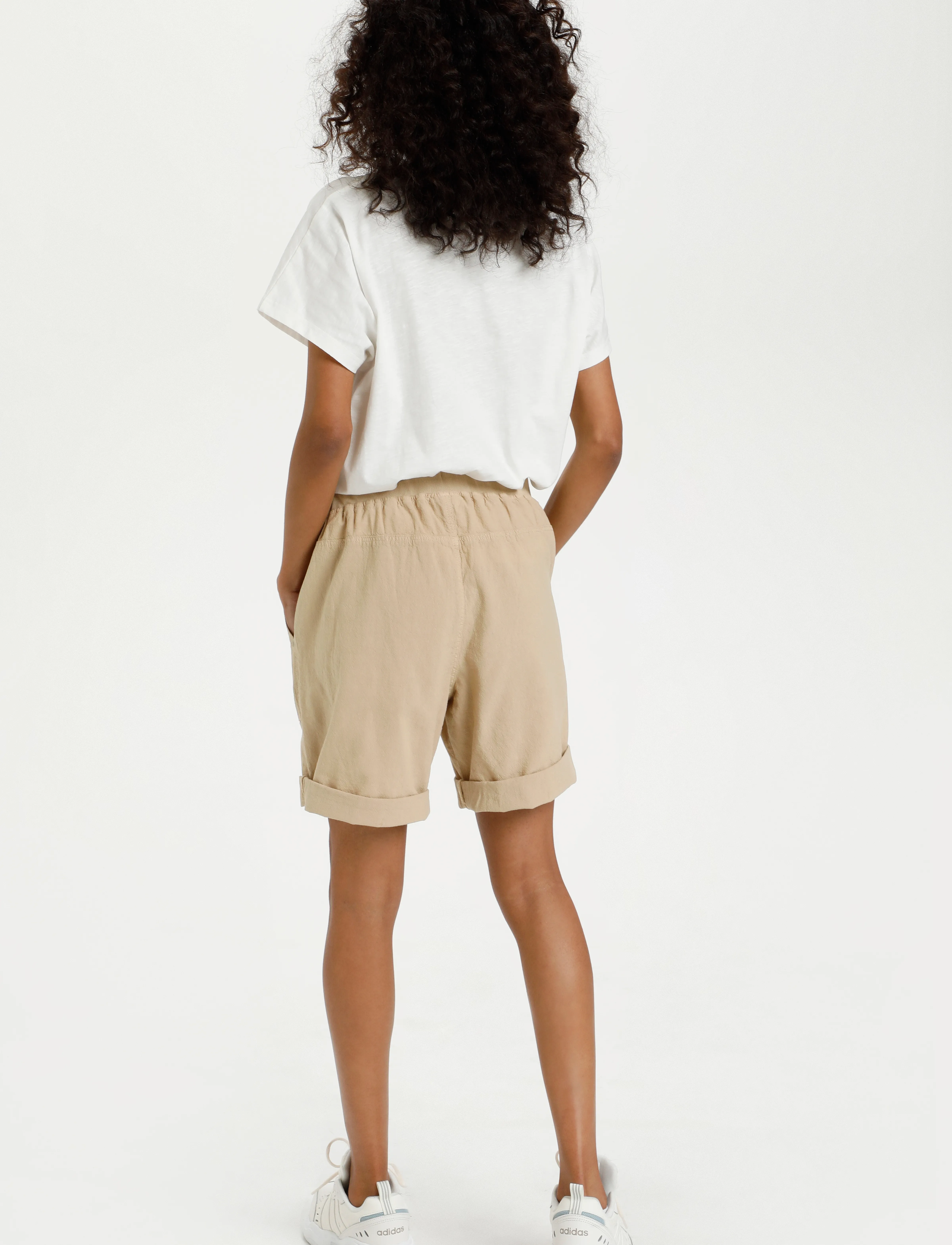 Kaffe - KAnaya Shorts - laveste priser - classic sand - 4