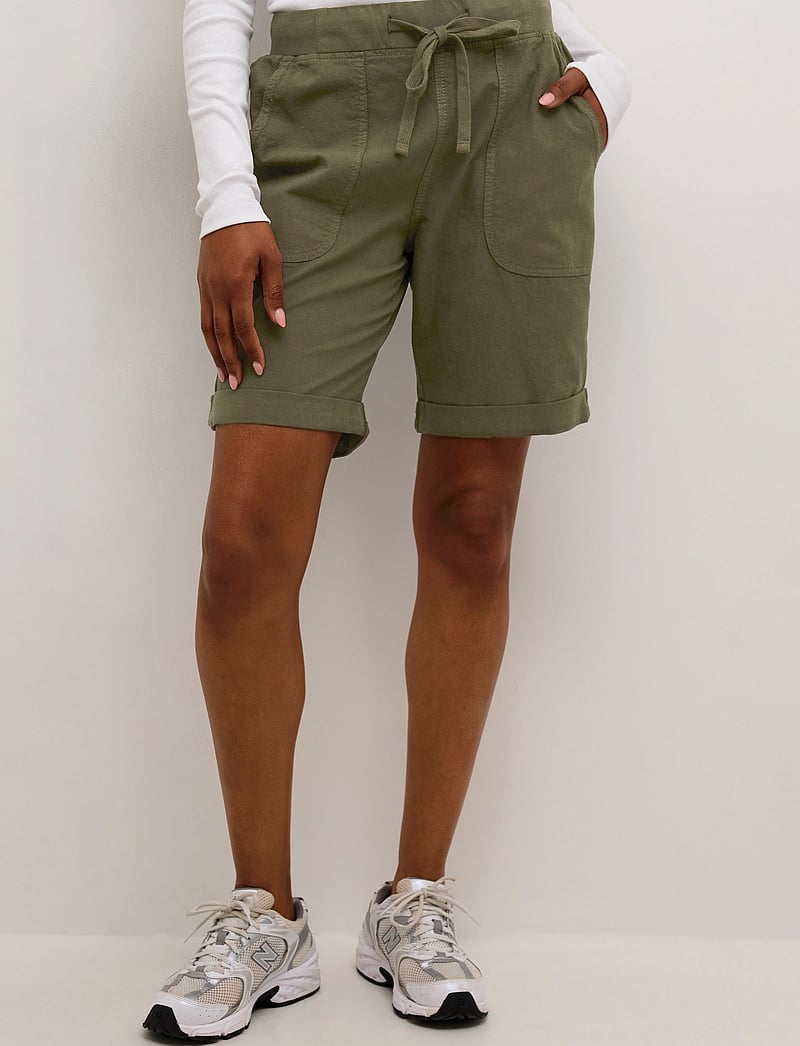 Kaffe - KAnaya Shorts - casual shorts - grape leaf - 0