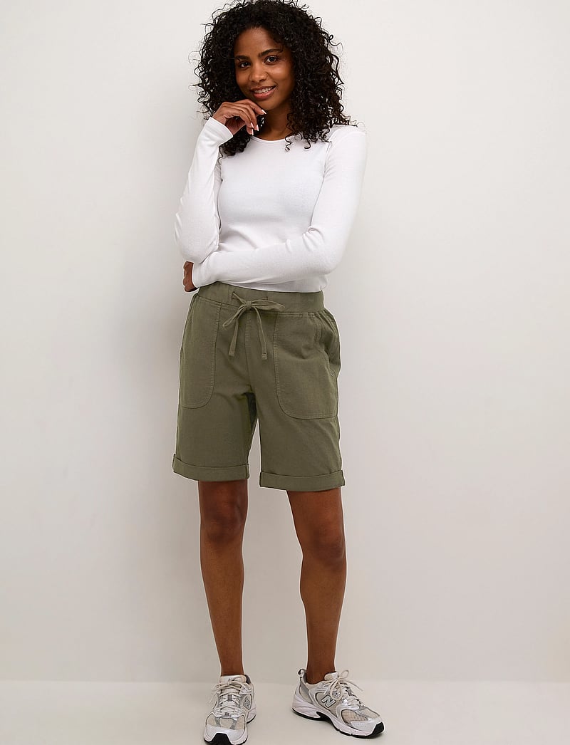 Kaffe - KAnaya Shorts - casual shorts - grape leaf - 3