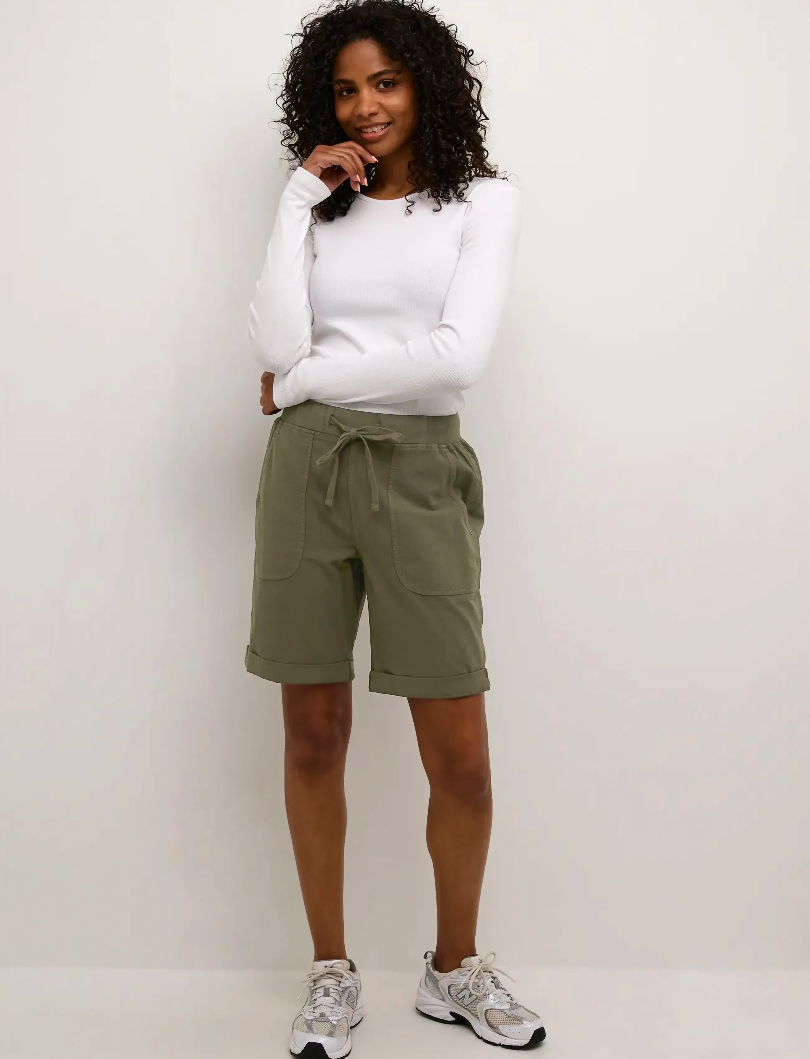 Kaffe - KAnaya Shorts - lägsta priserna - grape leaf - 3