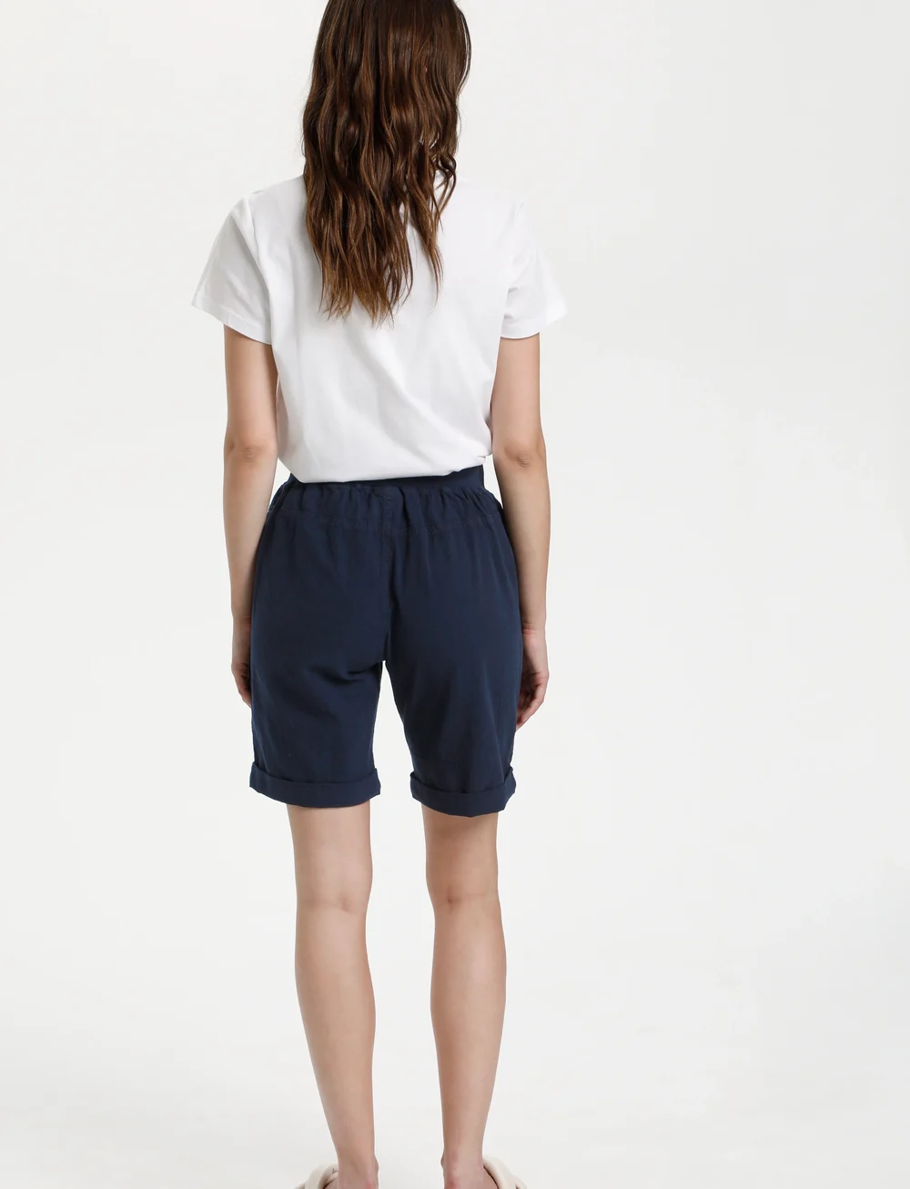 Kaffe - KAnaya Shorts - casual shorts - midnight marine - 4