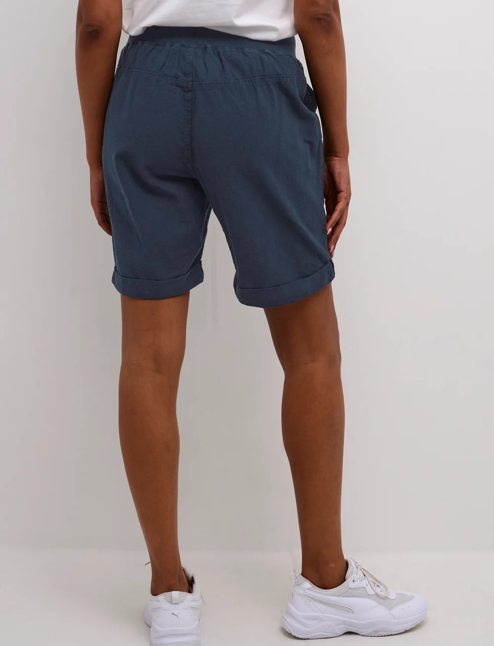 Kaffe - KAnaya Shorts - casual shorts - midnight marine - 5